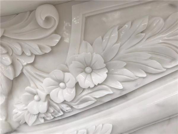 Calacatta marble fireplace .JPG