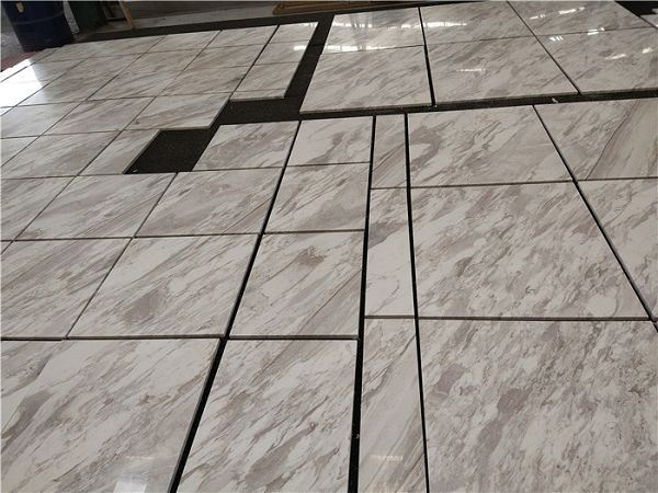 Volakas marble bathroom wall tiles(001)