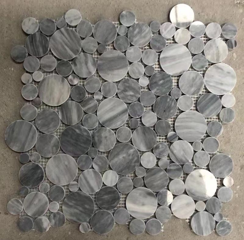 circle mosaic pattern