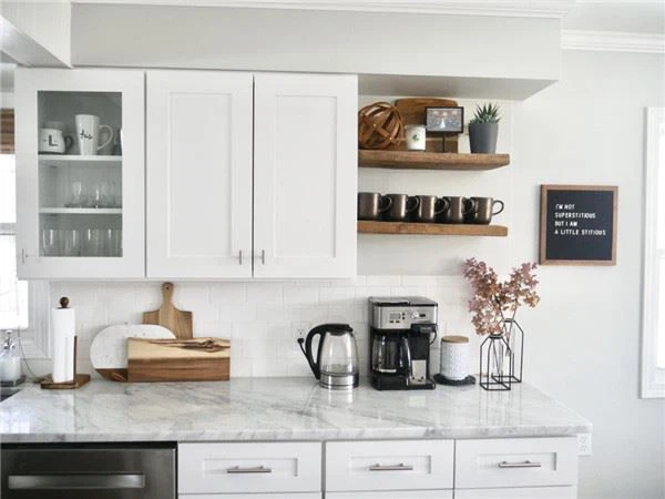 carrara marble kitchen top