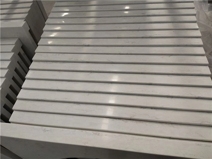 carrara marble look quartz countertops polished