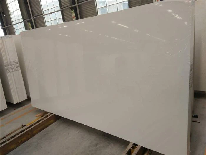 luna white quartz stone vanity top