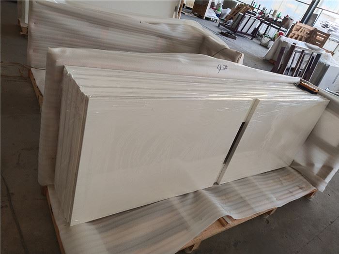 ultra white quartz kitchen counter island