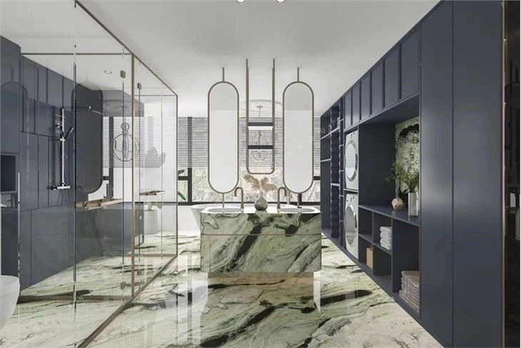 Green Marble Floor Tile