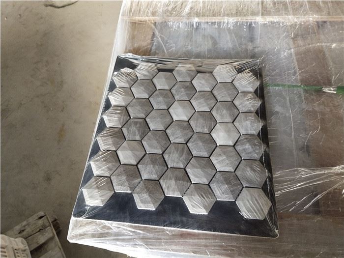 Grey marble mosaic tile for floor