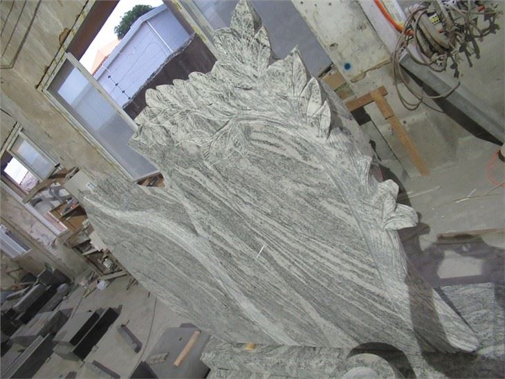 Viscont White Granite tombstones (6)