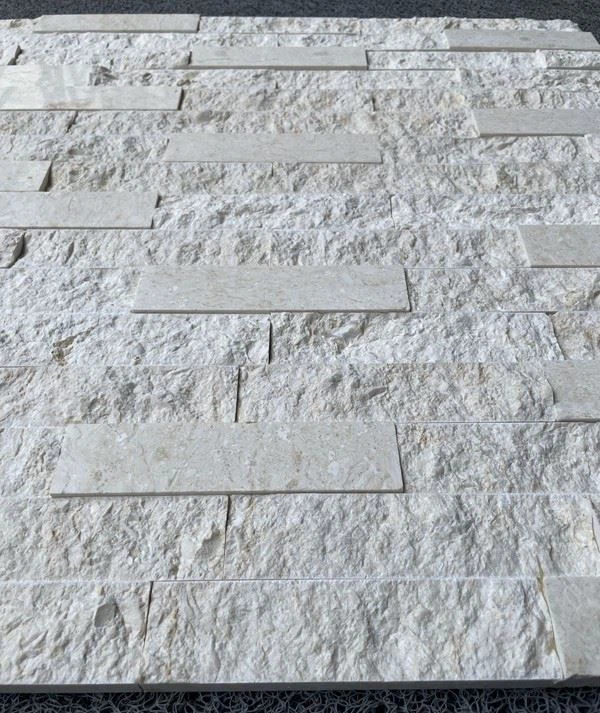 Beige Limestone Stacked Stone tile