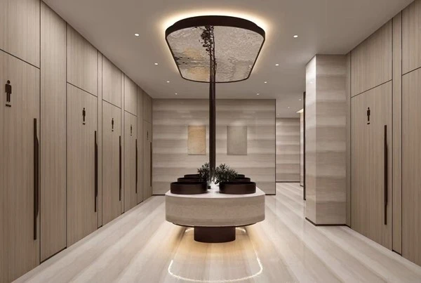 Serpeggiante Marble Bathroom Tile