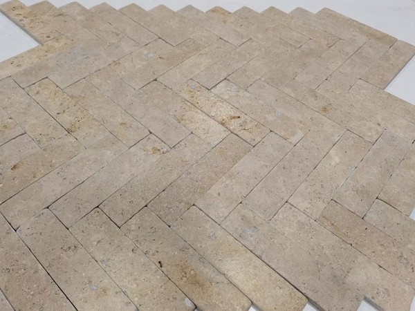 Sinai Pearl Limestone Mosaic tiles