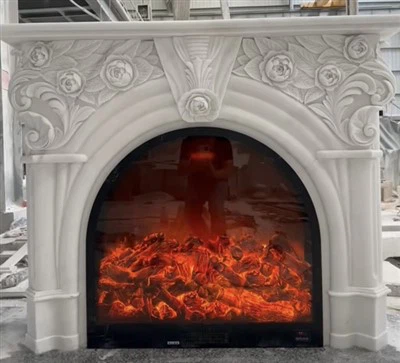 Bijeli mramor za kamin