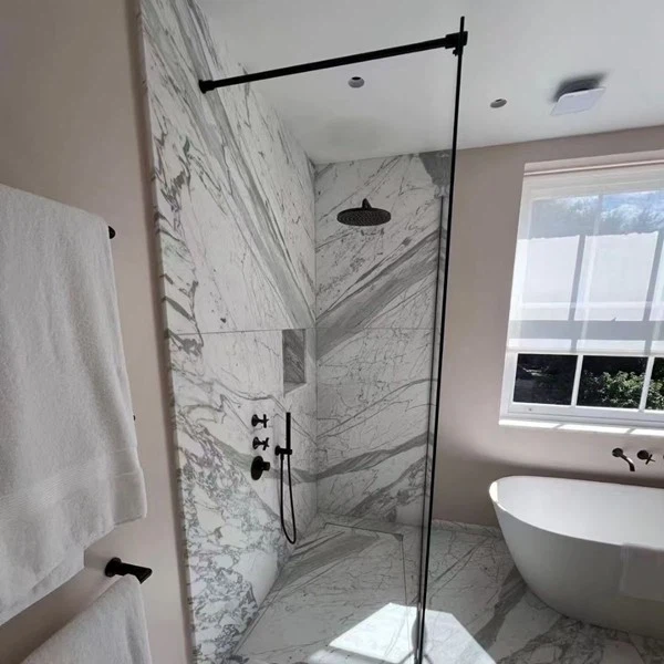 Statuario Marble Floor Tile