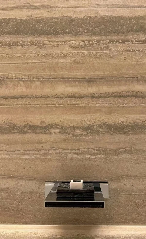 Travertini Grigio bathroom wall Tile