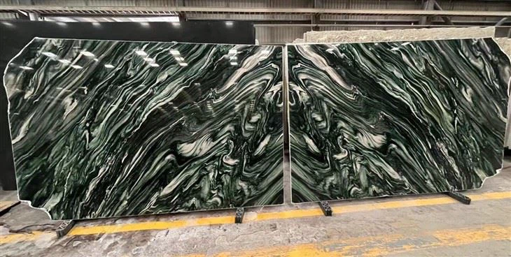 Verde Lapponia Granite book matched