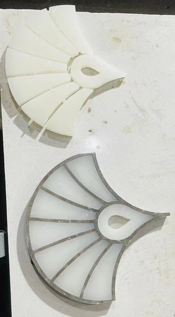 Water jet white onyx slab